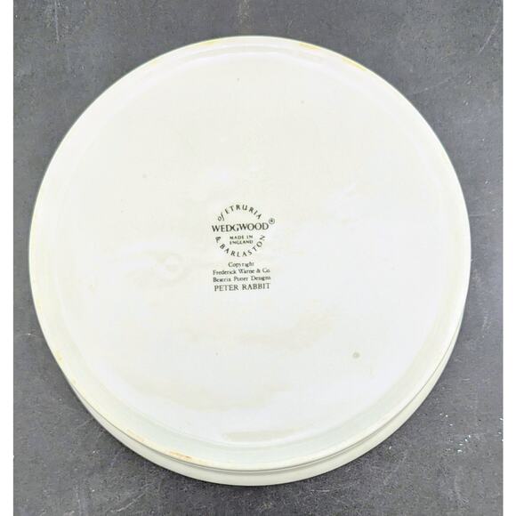 Wedgwood PETER RABBIT (STOP THIEF) *1 Porringer Bowl* 6 5/8" England EXC - Picture 2 of 4